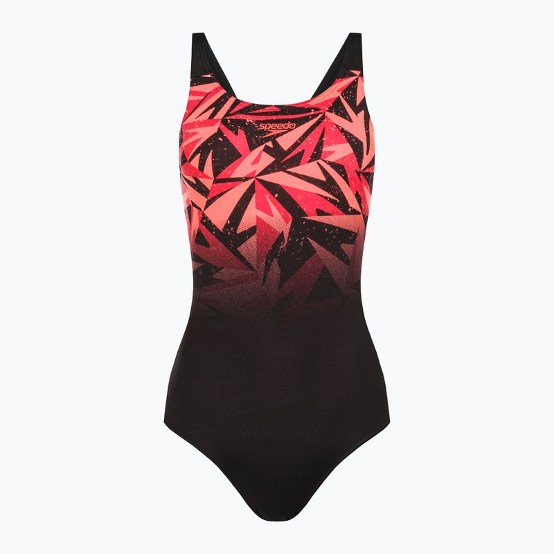 Speedo Hyperboom Placement Muscleback dámske jednodielne plavky čierne 68-08694G715