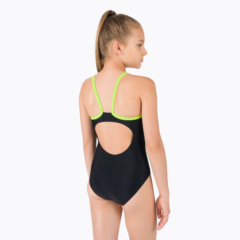 Speedo Boom Logo Thinstrap Muscleback detské jednodielne plavky čierne 68-09533G717 3