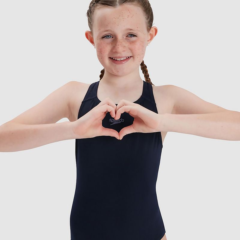 Detské jednodielne plavky Speedo Endurance+ Medalist true navy 8