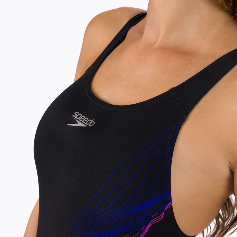 Speedo Placement Recordbreaker dámske jednodielne plavky čierne 68-09015G634 12