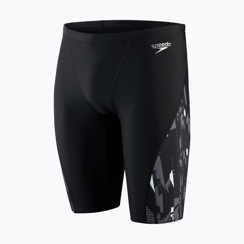 Pánske plavecké nohavice Speedo Allover V-Cut black 68-113679177