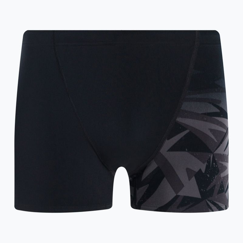 Pánske plavecké boxerky Speedo HyperBoom V-Cut Aquashort black/siren red