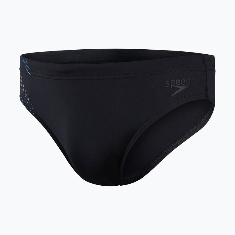 Pánske plavecké nohavičky Speedo Tech Panel 7cm Brief black 68-09739G689 4