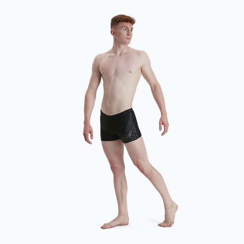 Pánske plavecké boxerky Speedo Medley Logo Aquashort black 68-11354 5