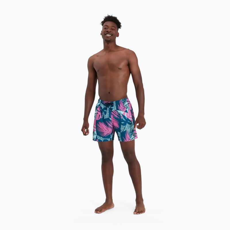 Pánske farebné plavecké šortky Speedo s potlačou Leisure 16" 68-12837G654 3