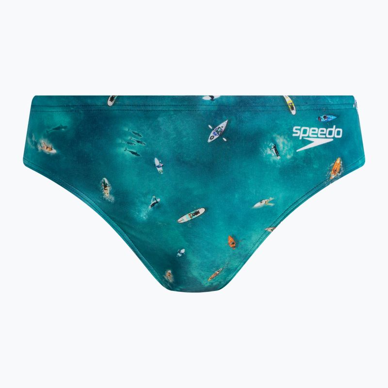 Pánske plavecké nohavičky Speedo Escape 5cm Brief modré 68-13452G662