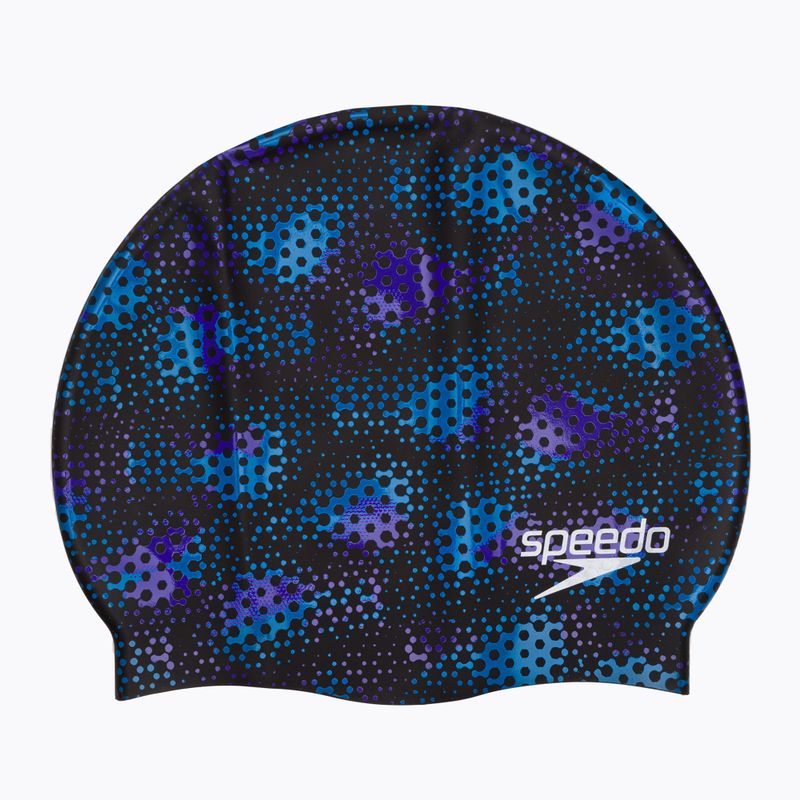 Detská plavecká čiapka Speedo Slogan Print čierna 68-8386