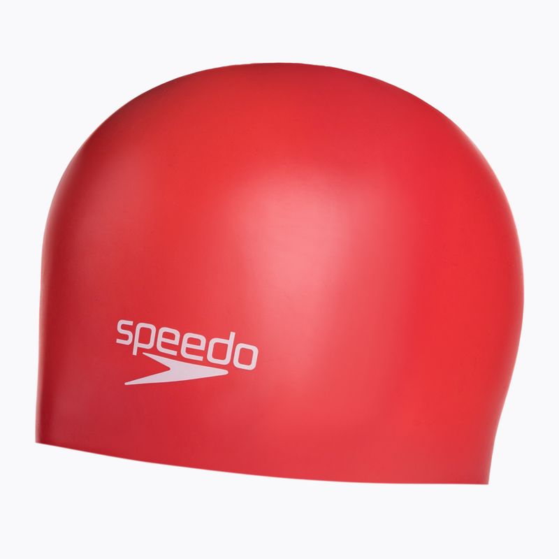 Plavecká čiapka Speedo Plain Moulded Silicone červená 68-7984 2