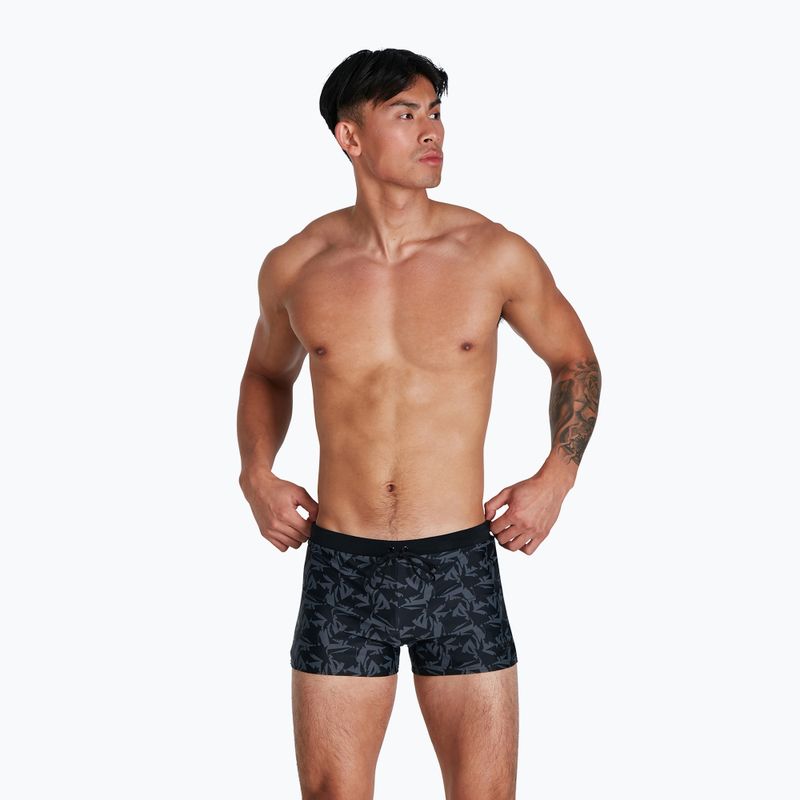 Pánske plavkové boxerky Speedo Valmilton Black/Usa Charcoal 68-56588815 5