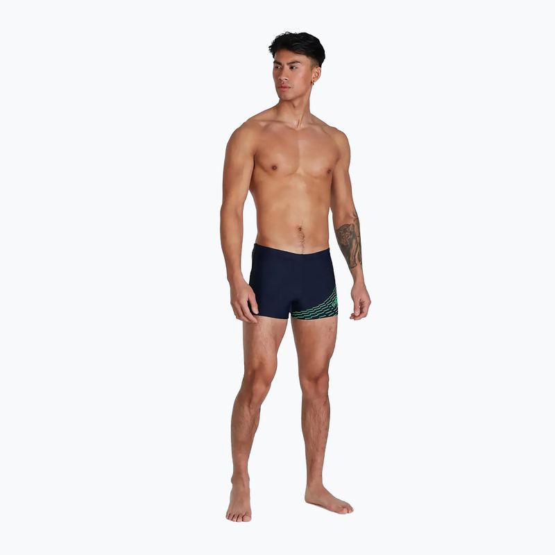 Pánske plavecké boxerky Speedo Medley Logo Aquashort navy blue 68-11354 5