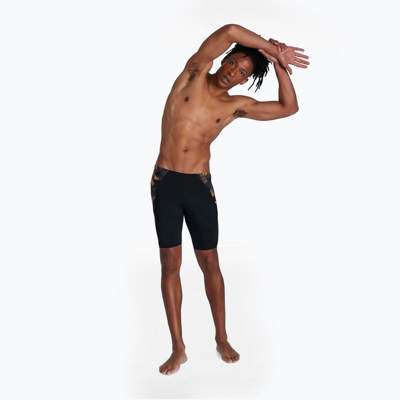 Pánske plavky Speedo ECO Endurance+ Splice čierno-oranžové 68-13444 6