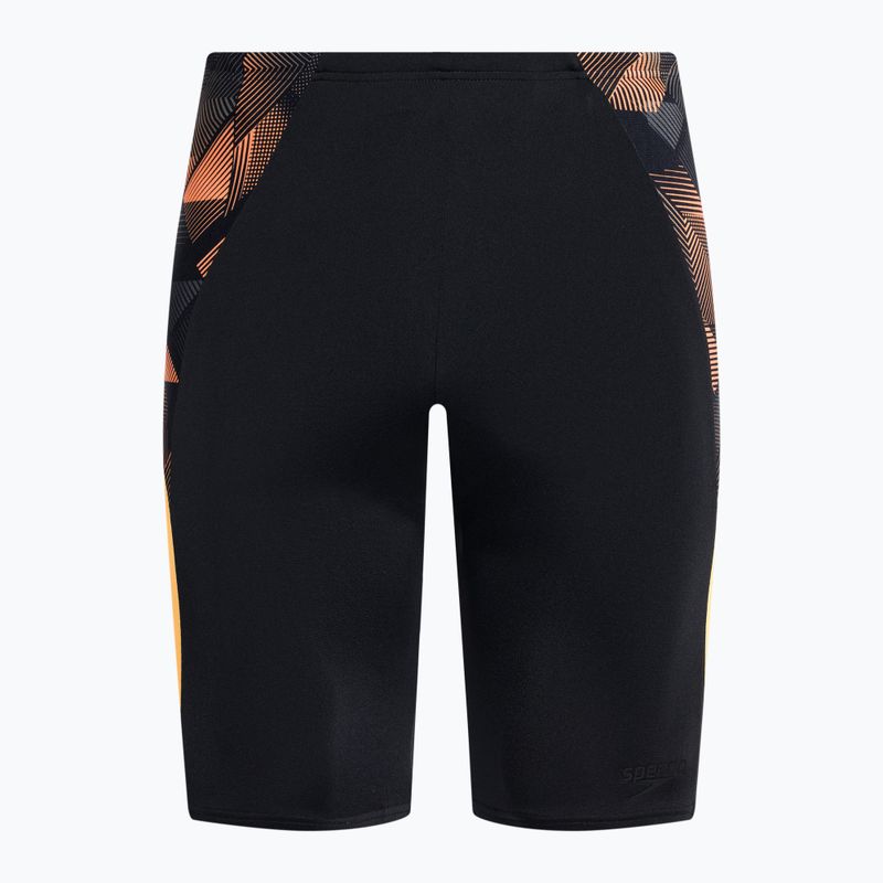 Pánske plavky Speedo ECO Endurance+ Splice čierno-oranžové 68-13444