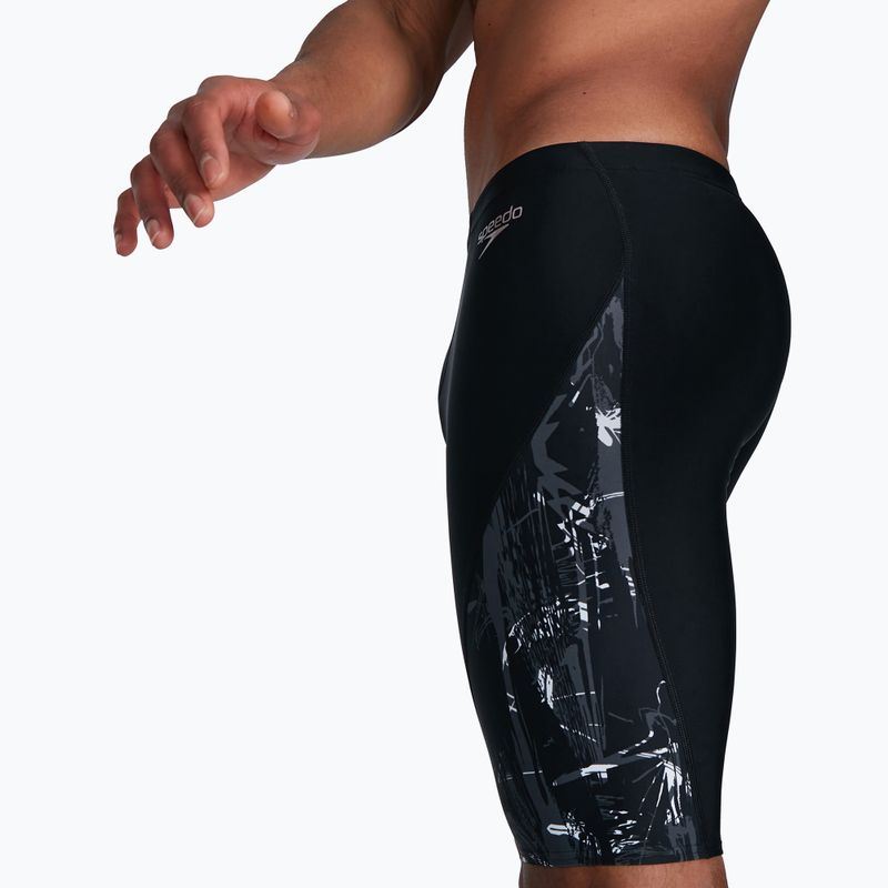 Plavky Speedo Allover V-Cut Jammer čierne 68-11367 5