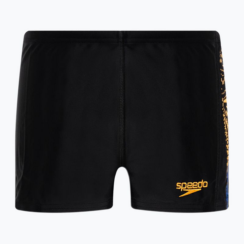 Detské plavky Speedo Plastisol Placement Aquashort čierne 68-953
