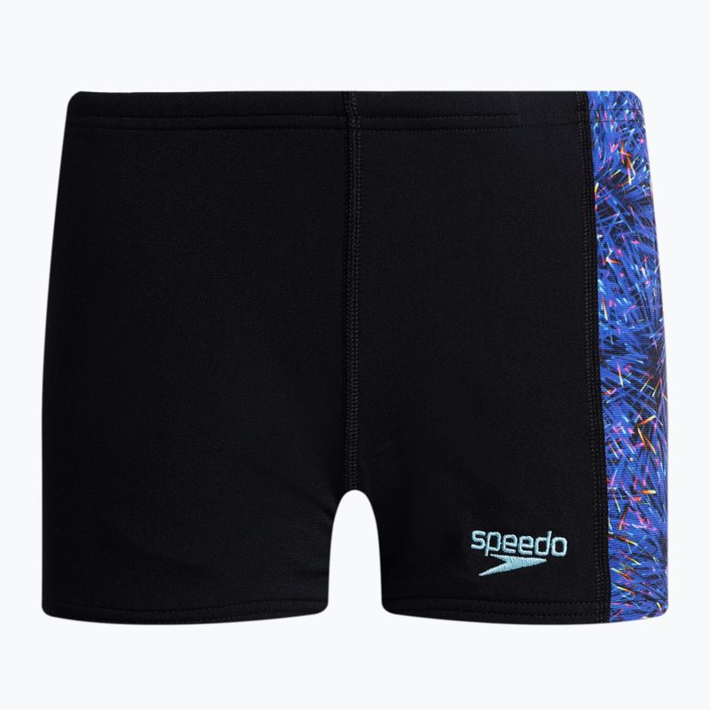 Detské plavky Speedo Digital Allover Panel Aquashort čierne 68-953