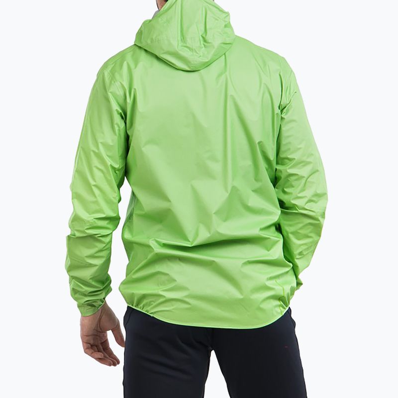 Pánska bežecká bunda Inov-8 Raceshell Pro FZ green 2