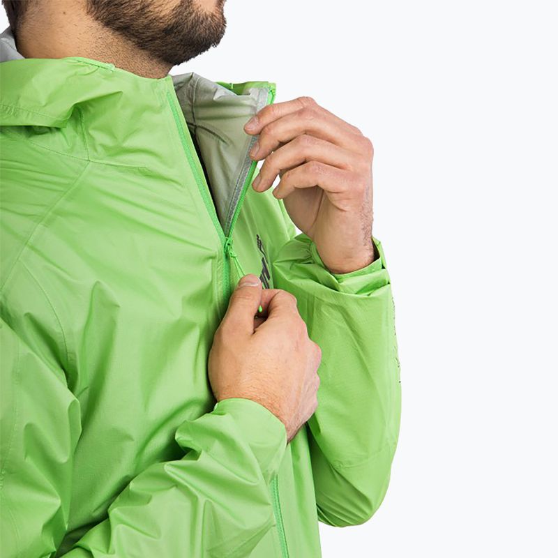Pánska bežecká bunda Inov-8 Raceshell Pro FZ green 4
