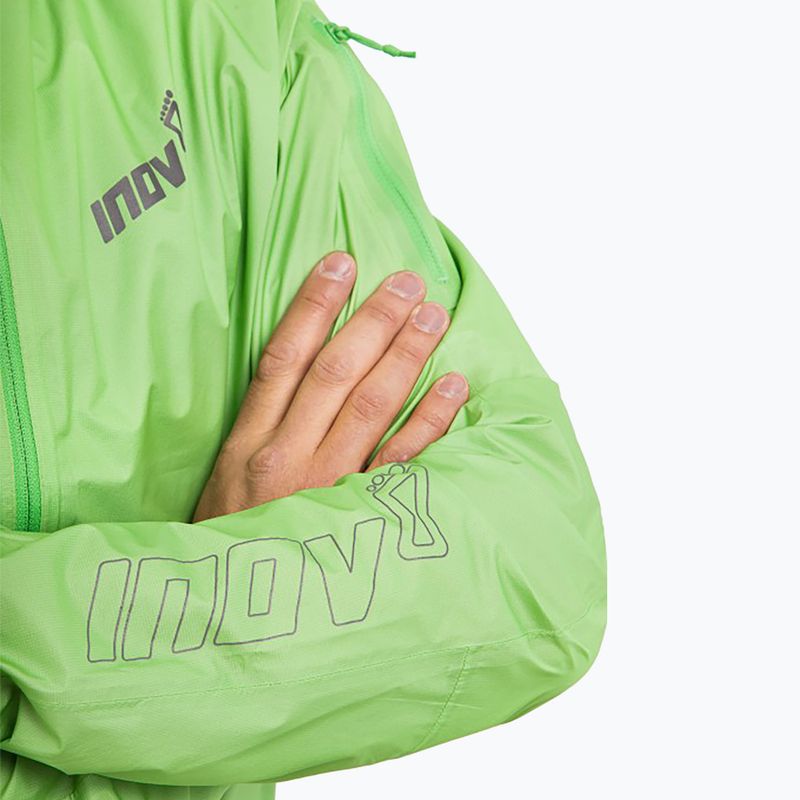 Pánska bežecká bunda Inov-8 Raceshell Pro FZ green 5