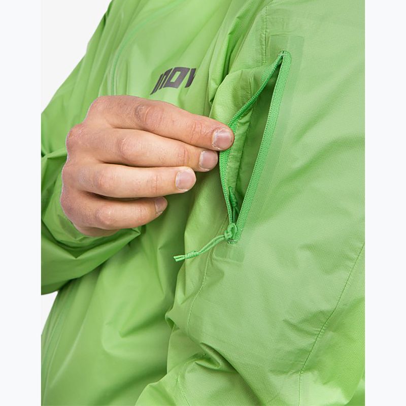 Pánska bežecká bunda Inov-8 Raceshell Pro FZ green 6