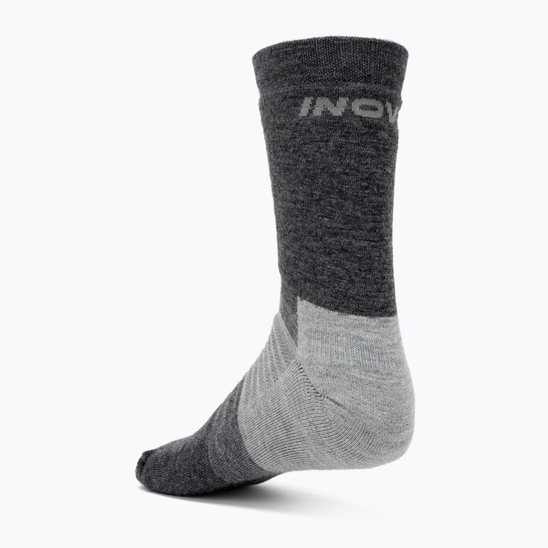 Inov-8 Active Merino+ bežecké ponožky šedé/melanžové 2