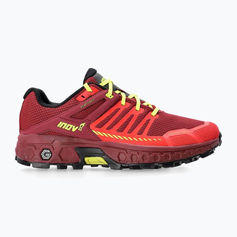 Pánska bežecká obuv Inov-8 Roclite Ultra G 320 dark red/red/yellow 8