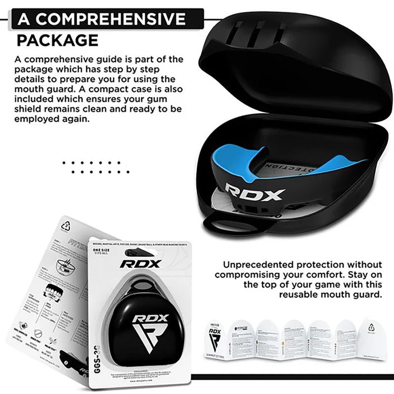 Chránič zubov RDX Mouth Guard blue 4