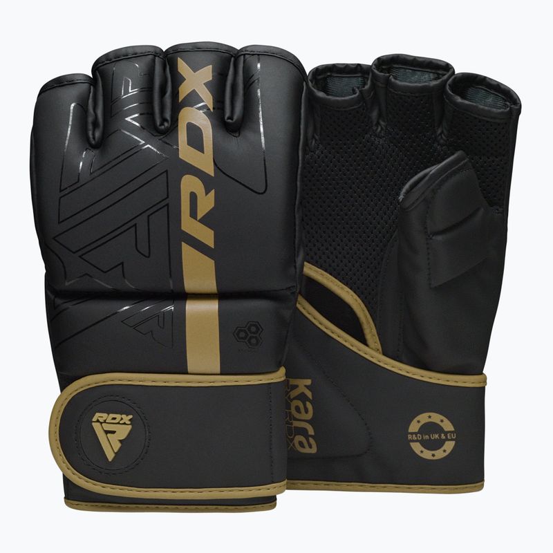 Grapplingové rukavice RDX Grappling F6 golden