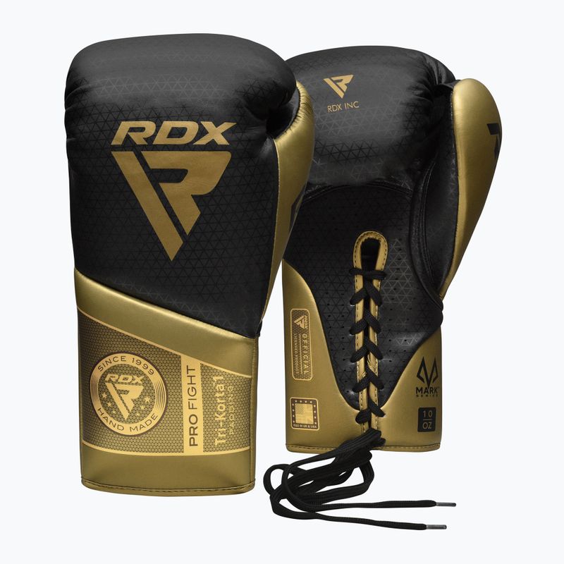 Boxerské rukavice RDX K1 Mark Pro Fight Boxing golden