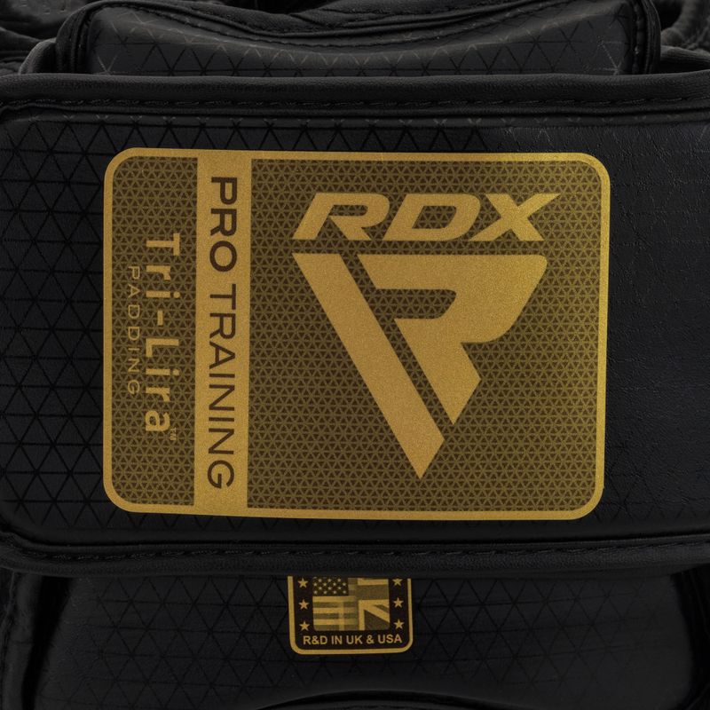Boxerská prilba RDX L1 Mark Pro Cheek Boxing Training Head Guard golden 5