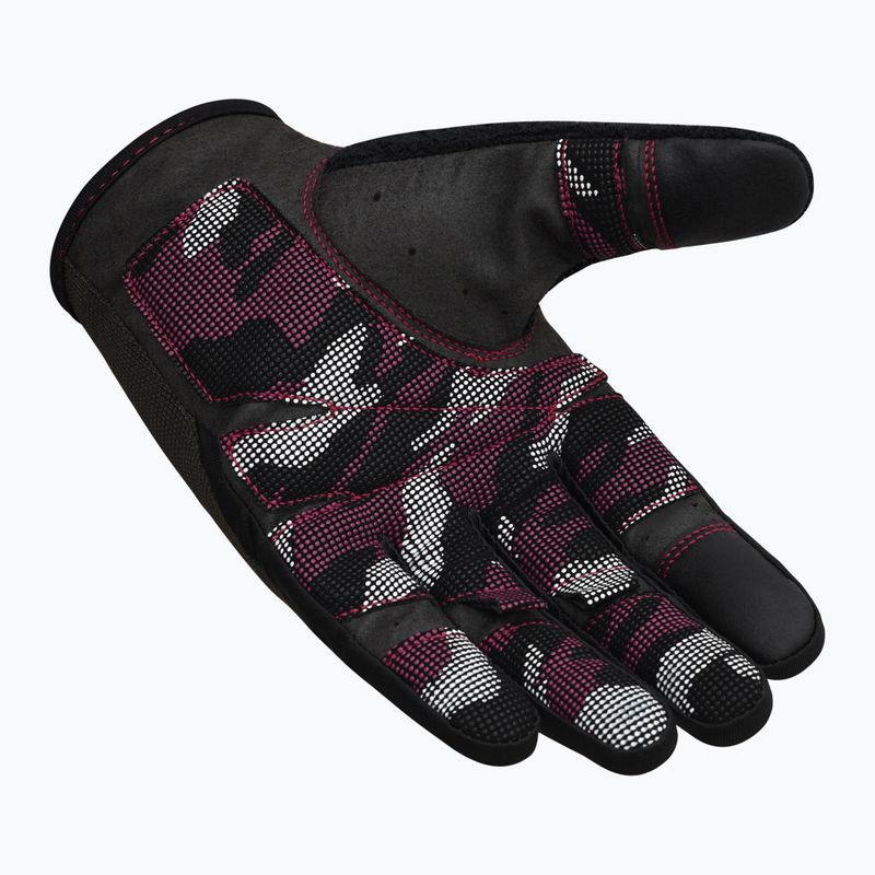 Tréningové rikavice RDX T2 Touch Screen Friendly Full Finger Gym Gloves full pink 2