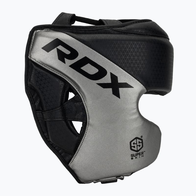 Boxerská prilba RDX L1 Mark Pro Cheek Boxing Training Head Guard silver 2