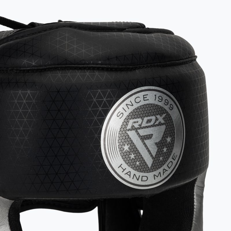 Boxerská prilba RDX L1 Mark Pro Cheek Boxing Training Head Guard silver 4