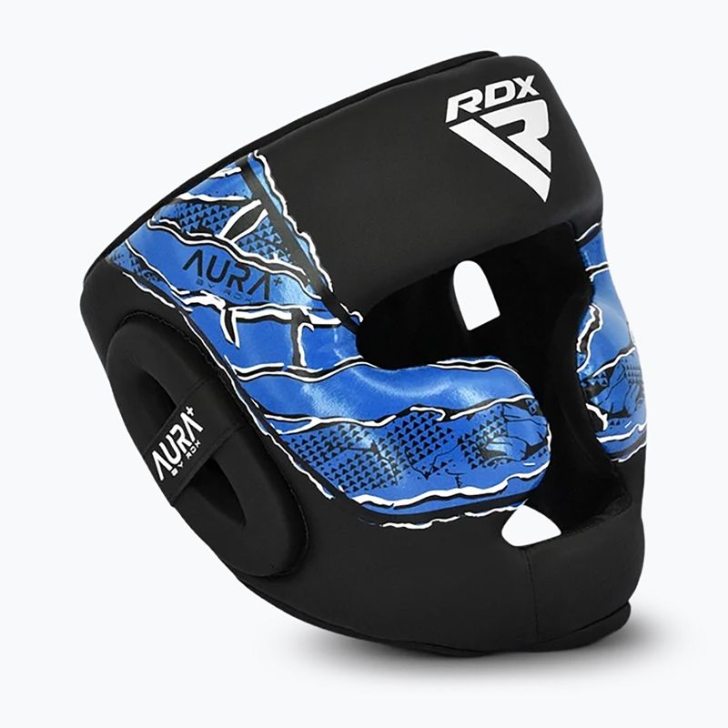 Boxerská prilba RDX New Aura F17 Head black/blue 2