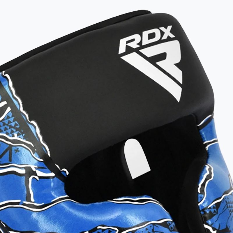 Boxerská prilba RDX New Aura F17 Head black/blue 5