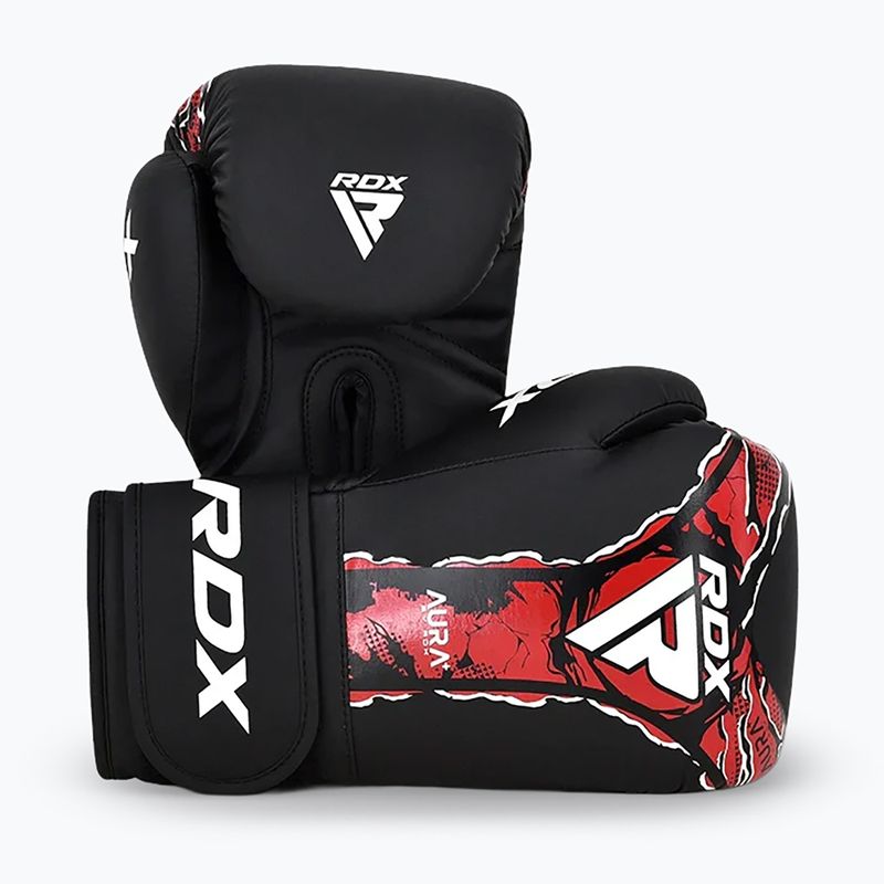 Boxerské rukavice RDX Boxing New Aura F17 black/red 2