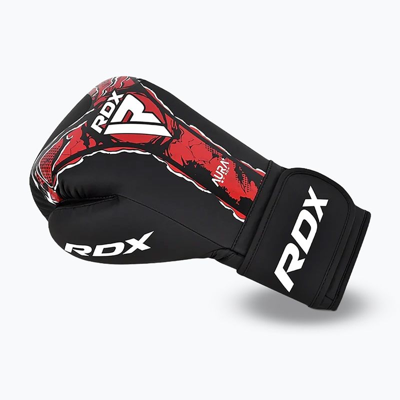 Boxerské rukavice RDX Boxing New Aura F17 black/red 3