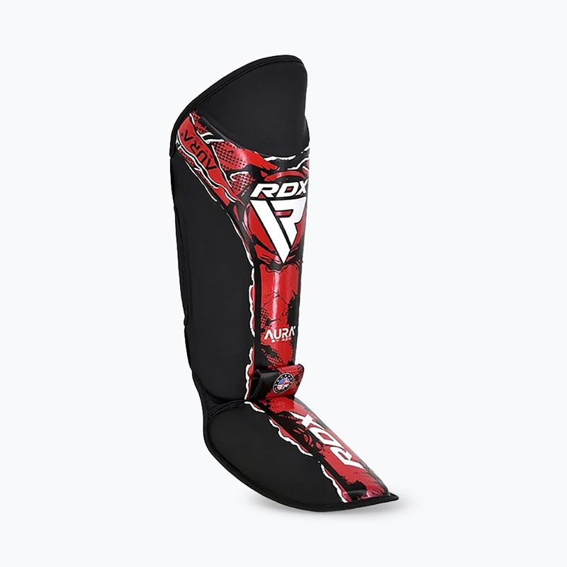 Chrániče holení a nôh RDX Instep New Aura F17 Shin black/red 3