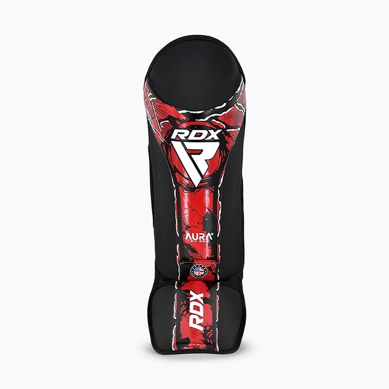 Chrániče holení a nôh RDX Instep New Aura F17 Shin black/red 4
