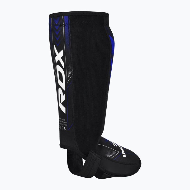 Chrániče holení a chodidiel RDX IMMAF Approved Neoprene Shin Instep SGN-IMF-1U blue 4