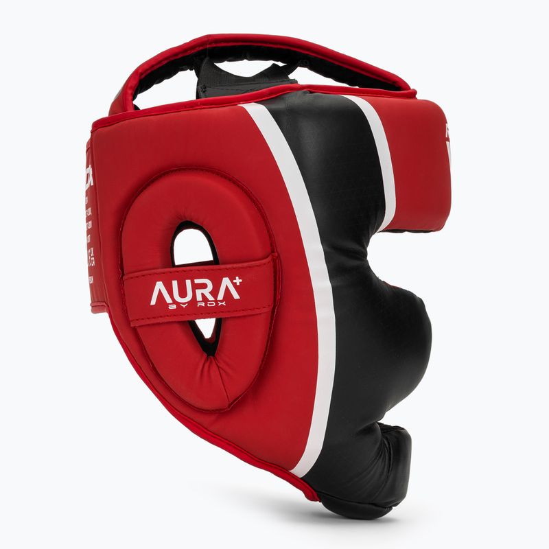 Boxerská prilba RDX Head Guard Aura Plus T-17 red 2