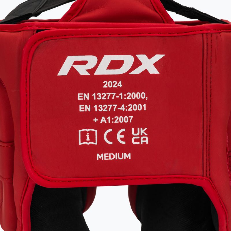 Boxerská prilba RDX Head Guard Aura Plus T-17 red 5