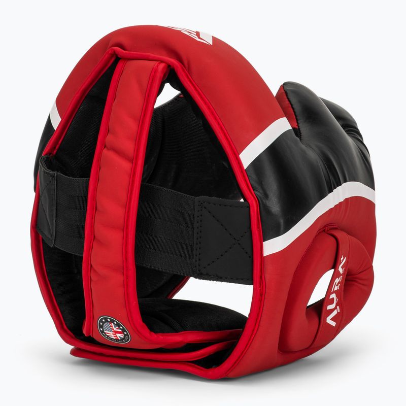 Boxerská prilba RDX Head Guard Aura Plus T-17 red 6