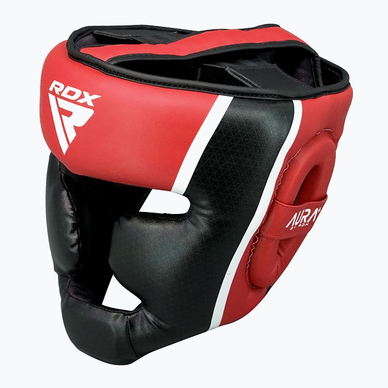 Boxerská prilba RDX Head Guard Aura Plus T-17 red 4