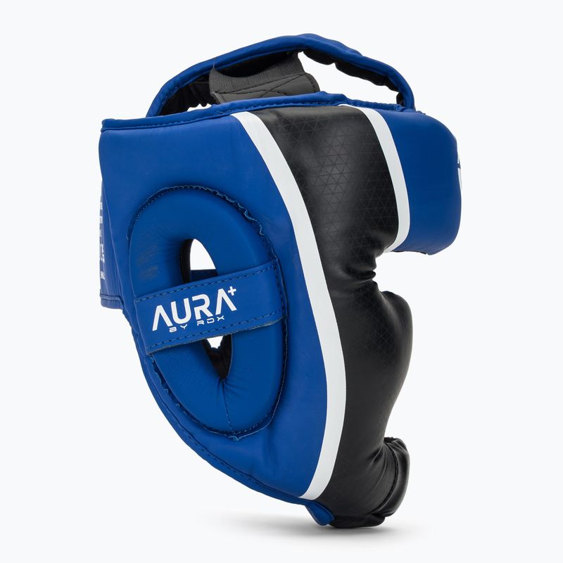 Boxerská prilba RDX Head Guard Aura Plus T-17 blue 2