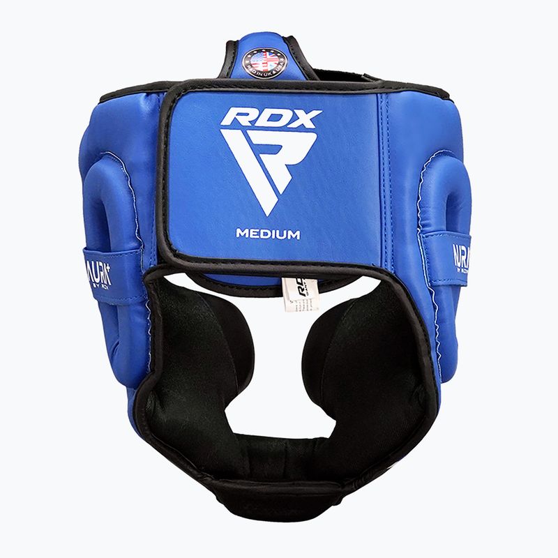 Boxerská prilba RDX Head Guard Aura Plus T-17 blue 2