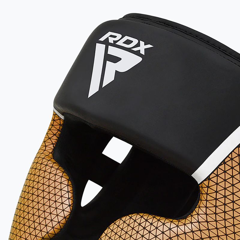 Boxerská prilba RDX Head Guard Aura Plus T-17 golden 4