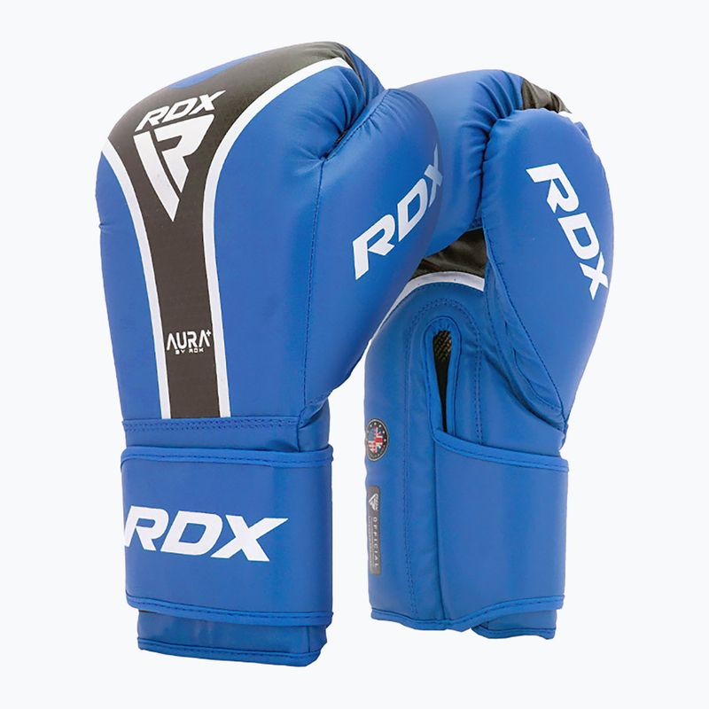 Boxerské rukavice RDX Boxing Aura Plus T-17 blue 2