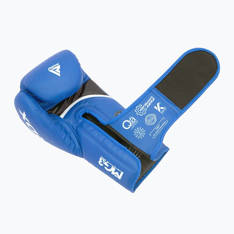 Boxerské rukavice RDX Boxing Aura Plus T-17 blue 5