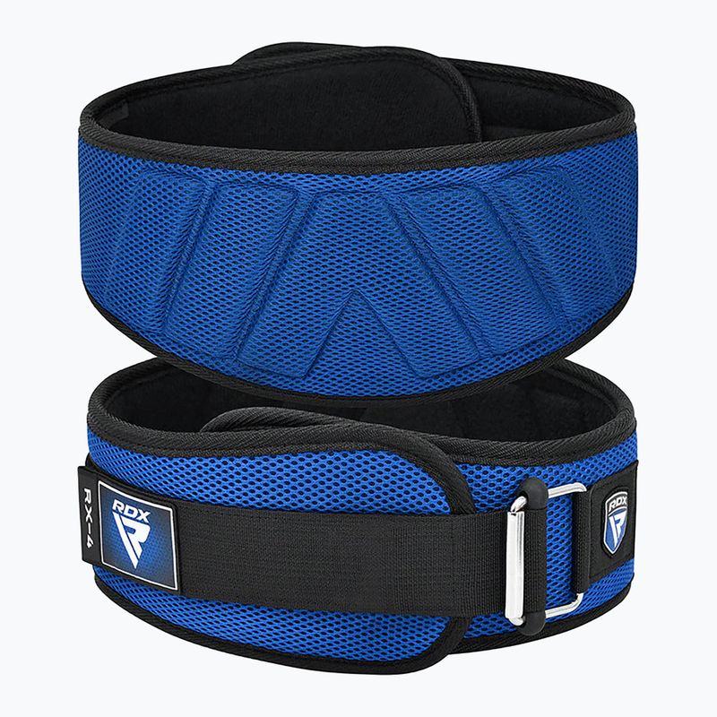 Vzpieračský opasok RDX Rx4 Weightlifting Belt blue 2