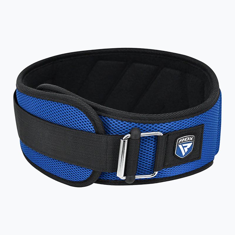 Vzpieračský opasok RDX Rx4 Weightlifting Belt blue 3